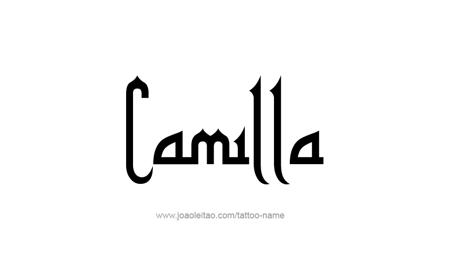 Tattoo Design Name Camilla  