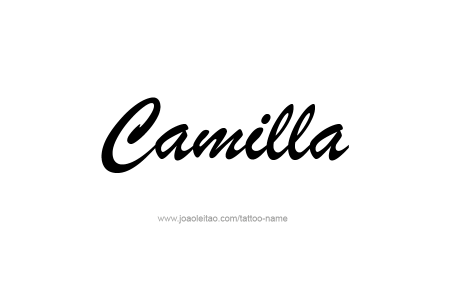 Tattoo Design Name Camilla  