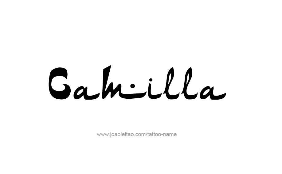 Tattoo Design Name Camilla  