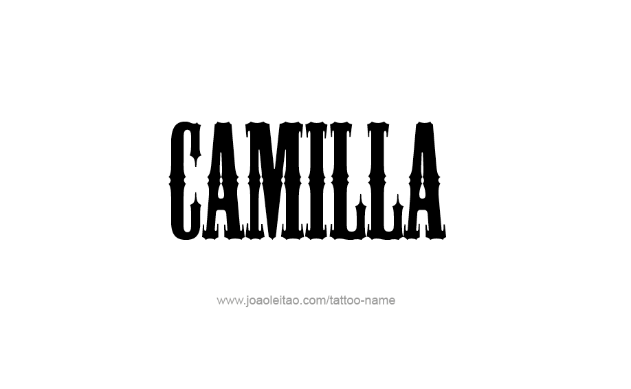 Tattoo Design Name Camilla  