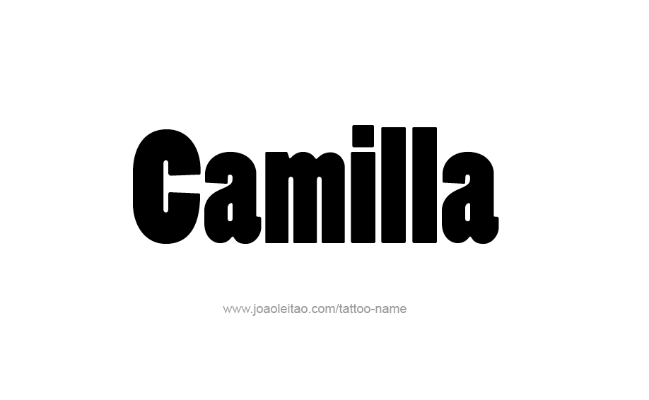 Tattoo Design Name Camilla  