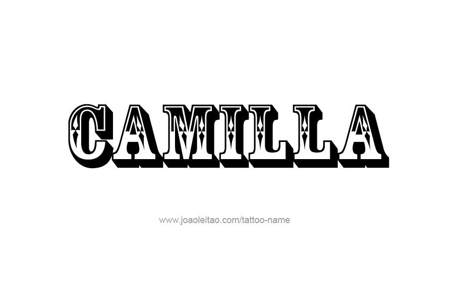 Tattoo Design Name Camilla  