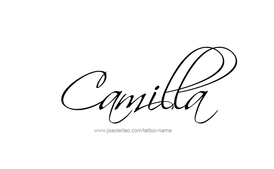 Tattoo Design Name Camilla  