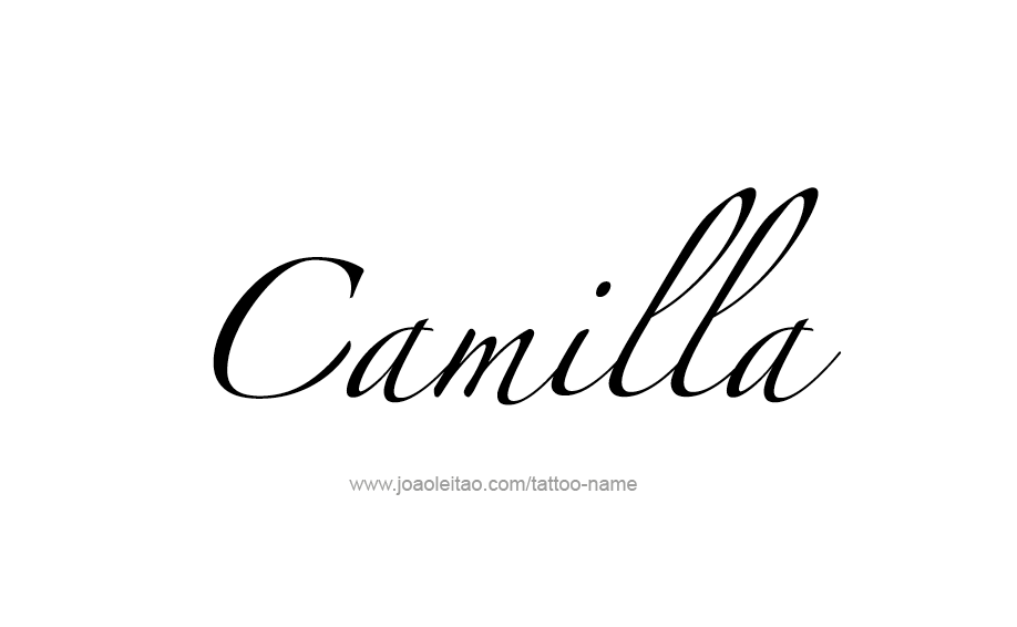 Tattoo Design Name Camilla  