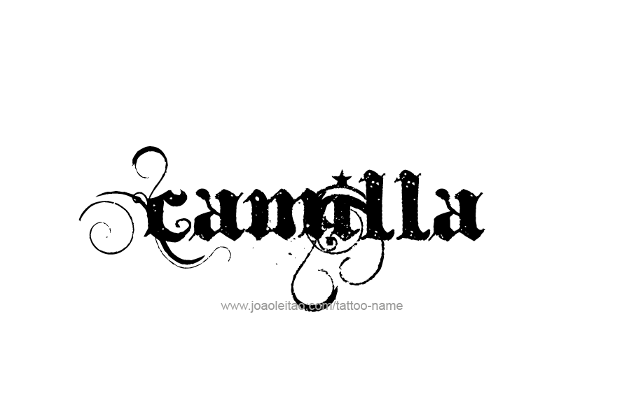 Tattoo Design Name Camilla  