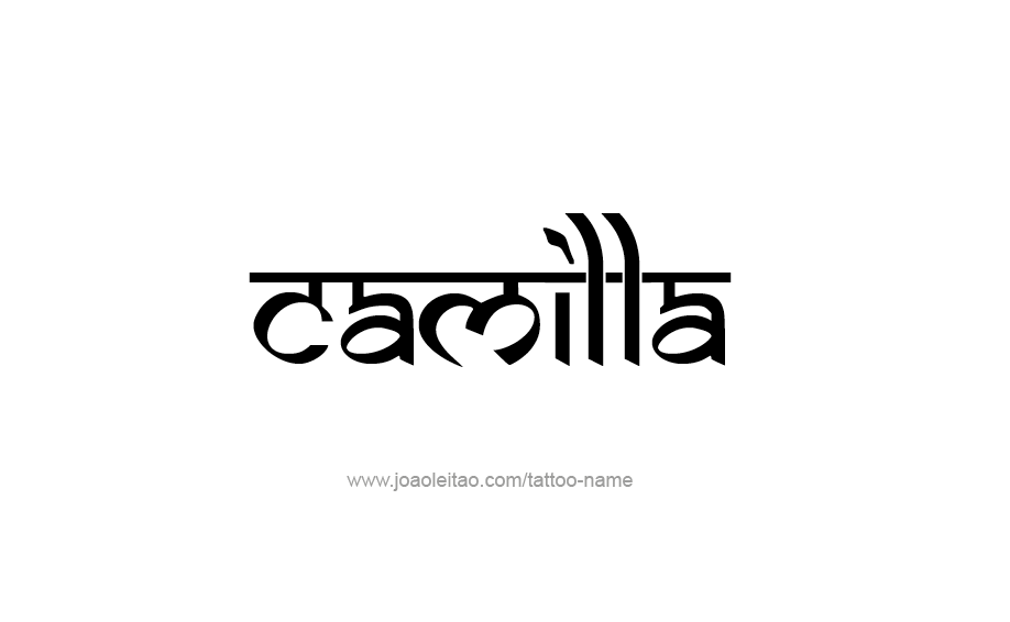 Tattoo Design Name Camilla  