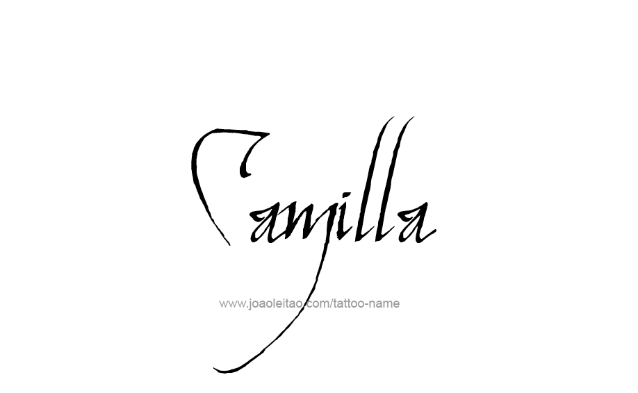 Tattoo Design Name Camilla  