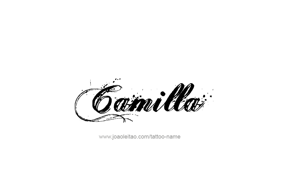 Tattoo Design Name Camilla  