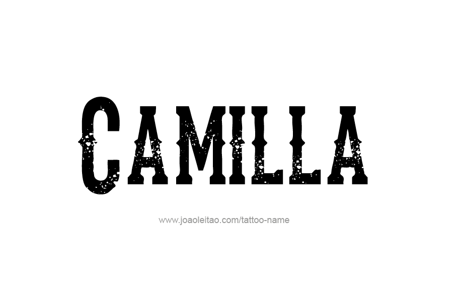 Tattoo Design Name Camilla  