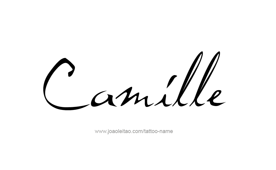 Tattoo Design Name Camille  