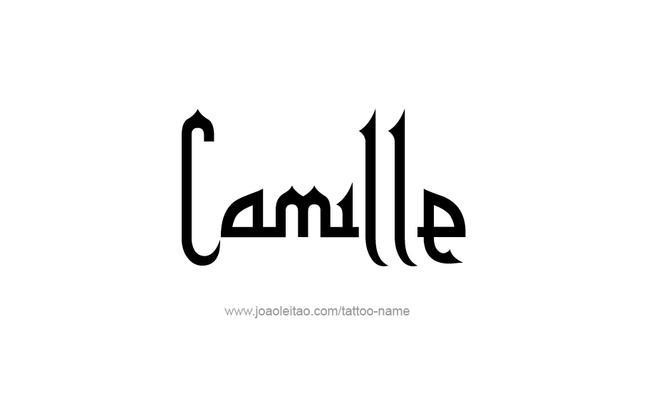 Tattoo Design Name Camille  