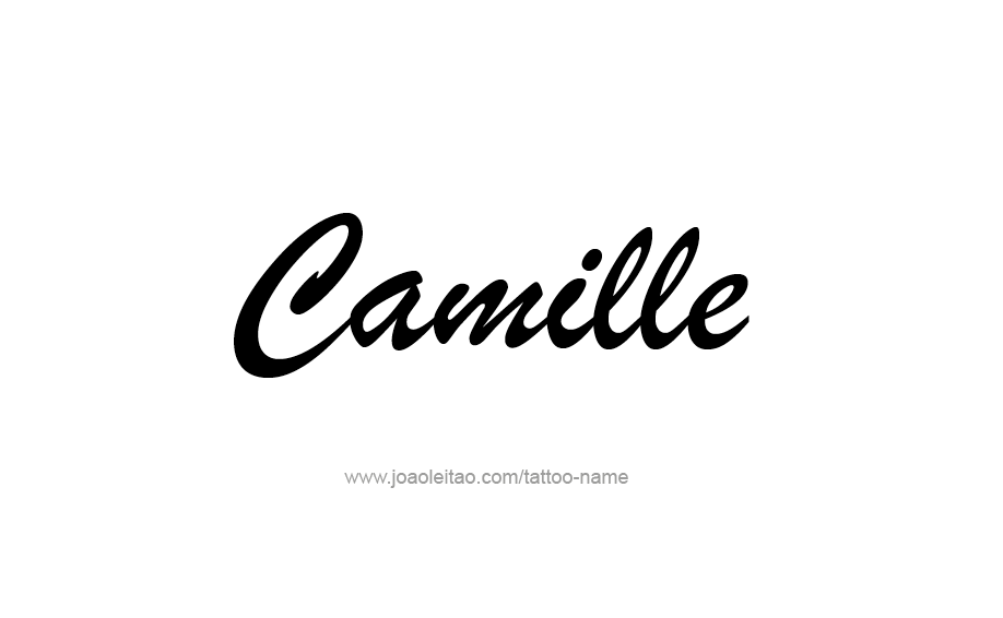 Tattoo Design Name Camille  