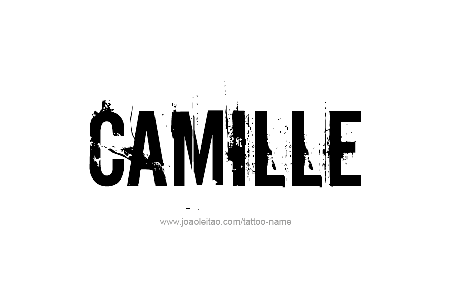 Tattoo Design Name Camille  