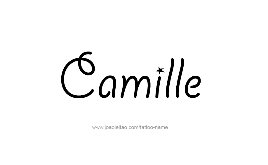 Tattoo Design Name Camille  