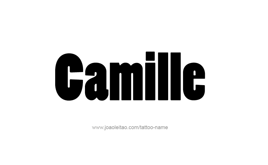 Tattoo Design Name Camille  