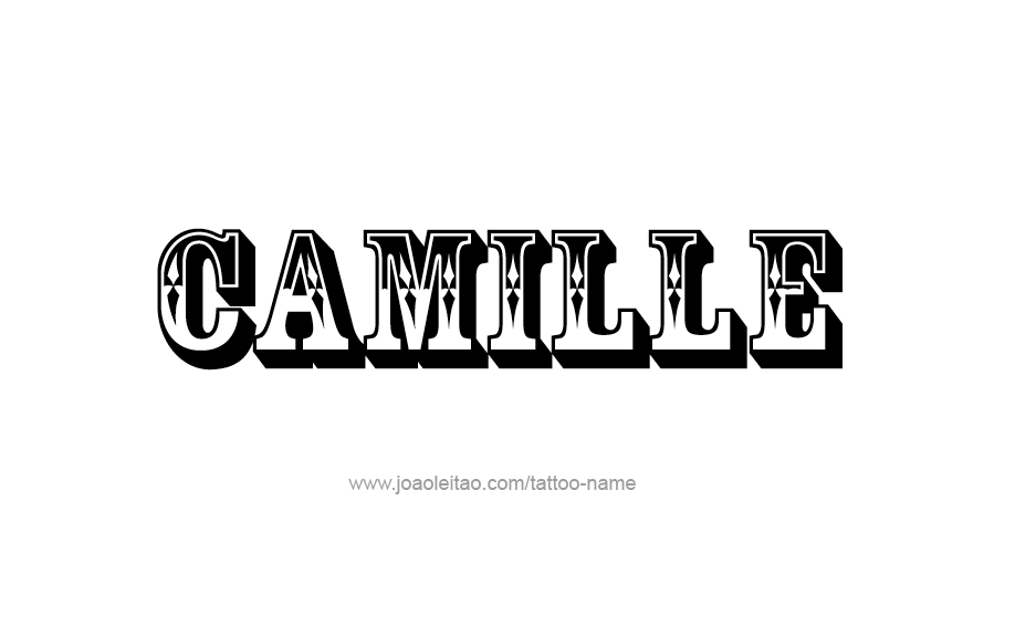 Tattoo Design Name Camille  