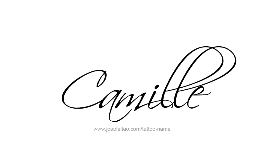 Tattoo Design Name Camille  