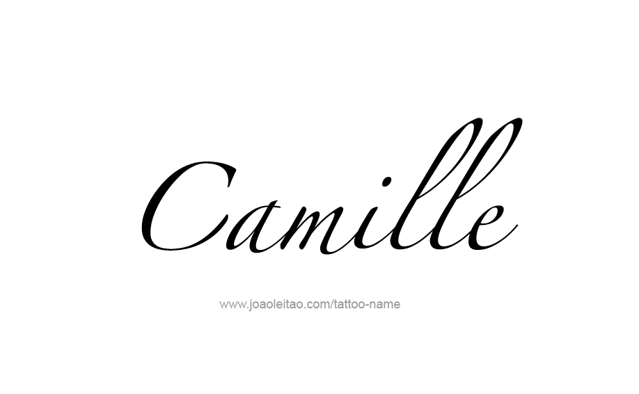 Tattoo Design Name Camille  