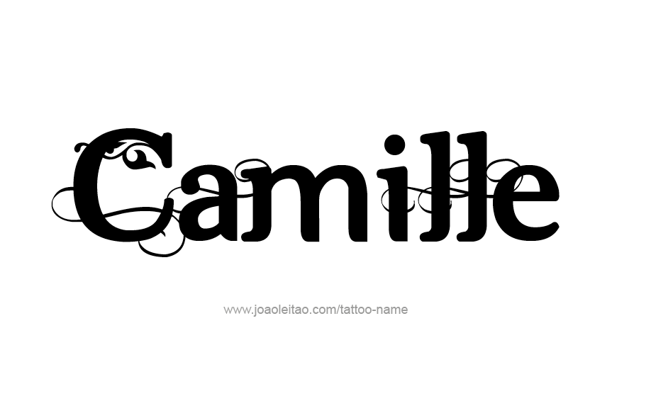 Tattoo Design Name Camille  