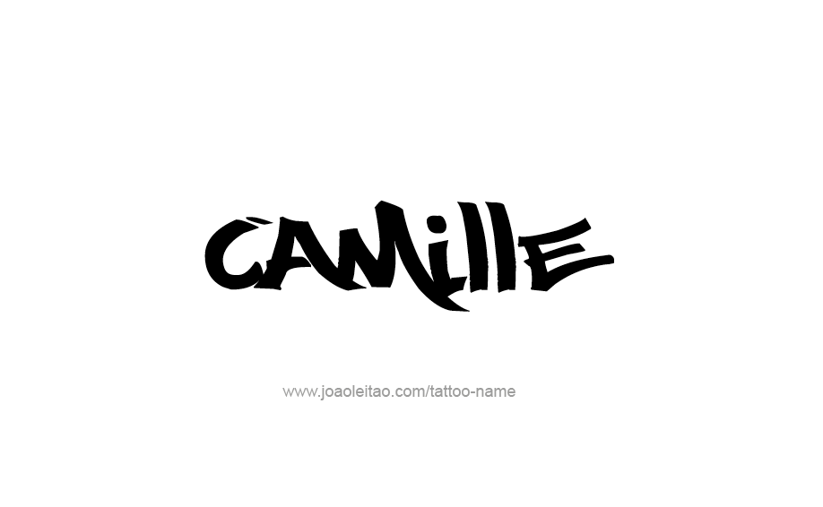 Tattoo Design Name Camille  
