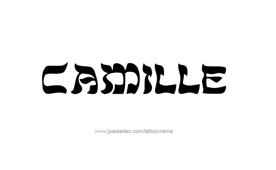 Tattoo Design Name Camille  