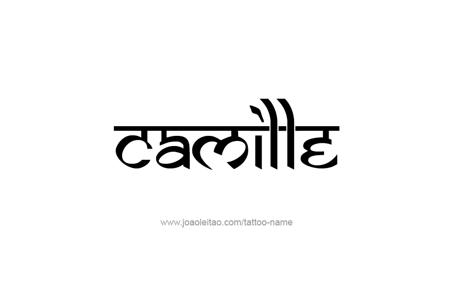 Tattoo Design Name Camille  