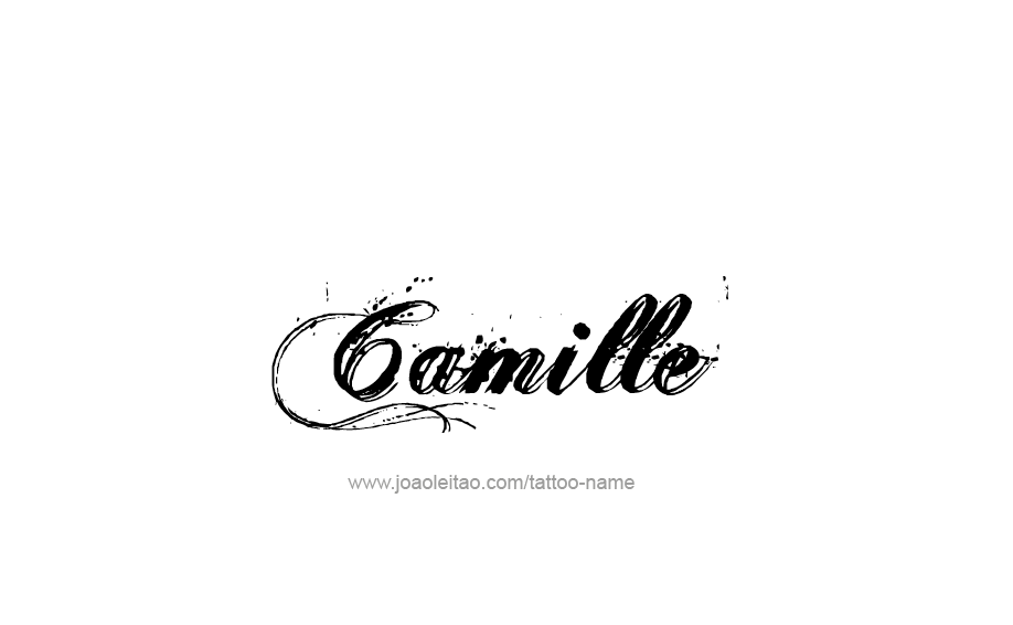 Tattoo Design Name Camille  