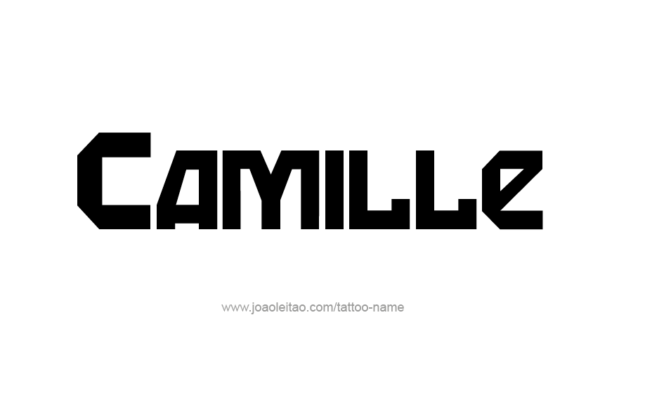 Tattoo Design Name Camille  