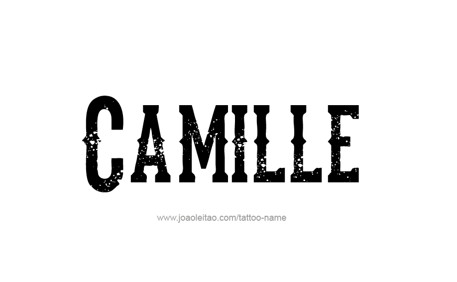 Tattoo Design Name Camille  