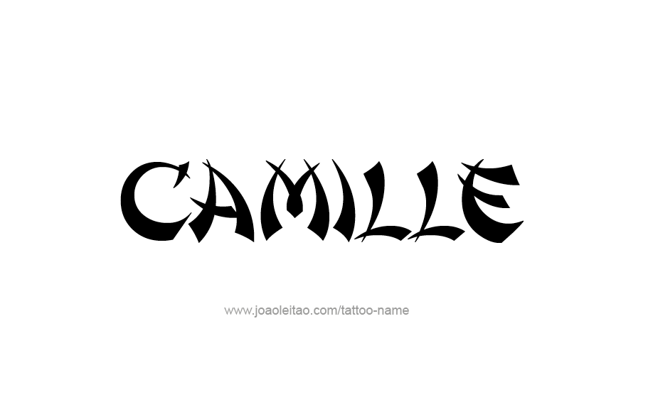 Tattoo Design Name Camille  