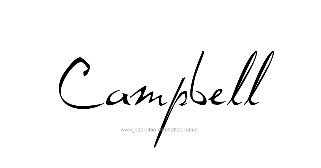 Tattoo Design Name Campbell  