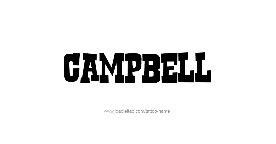 Tattoo Design Name Campbell  