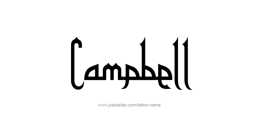 Tattoo Design Name Campbell  