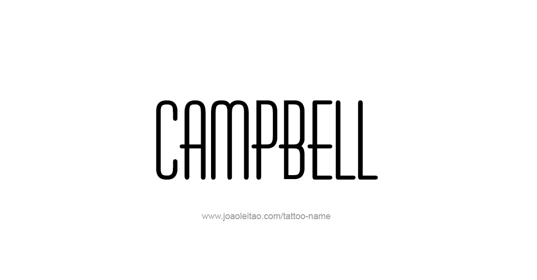 Tattoo Design Name Campbell  