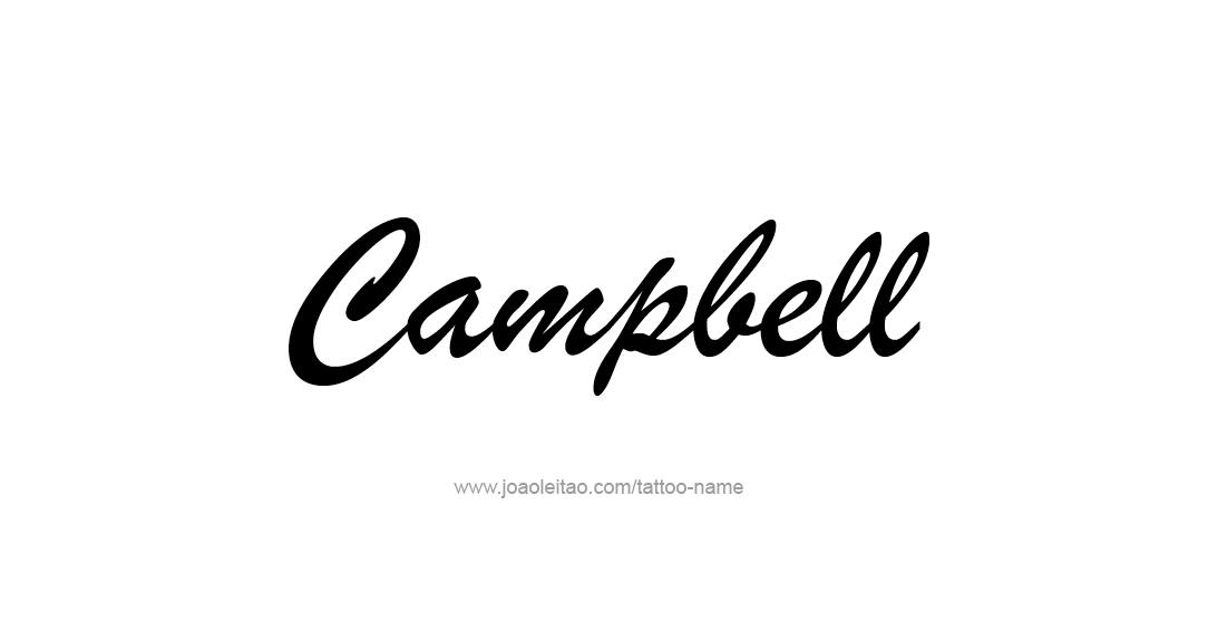 Tattoo Design Name Campbell  