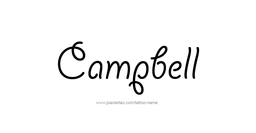 Tattoo Design Name Campbell  