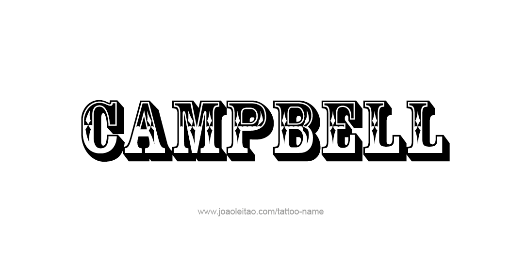 Tattoo Design Name Campbell  