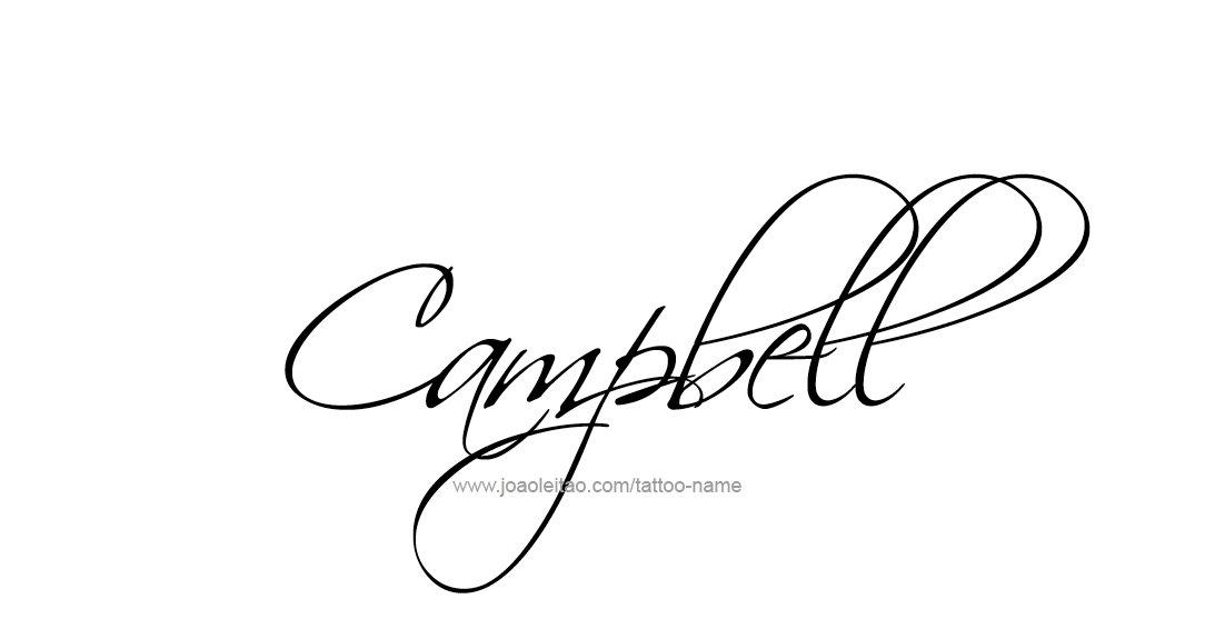 Tattoo Design Name Campbell  