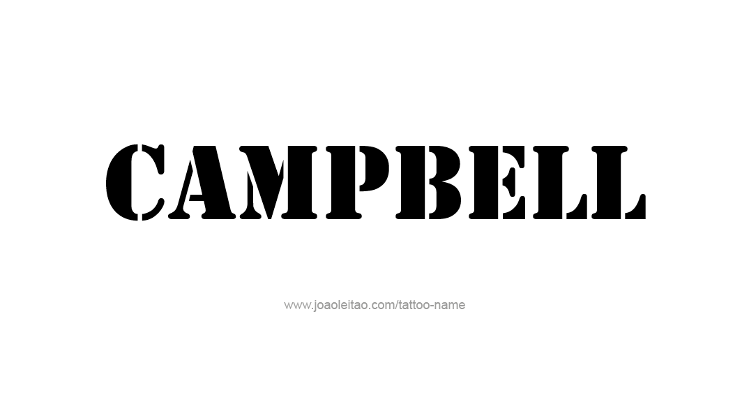 Tattoo Design Name Campbell  