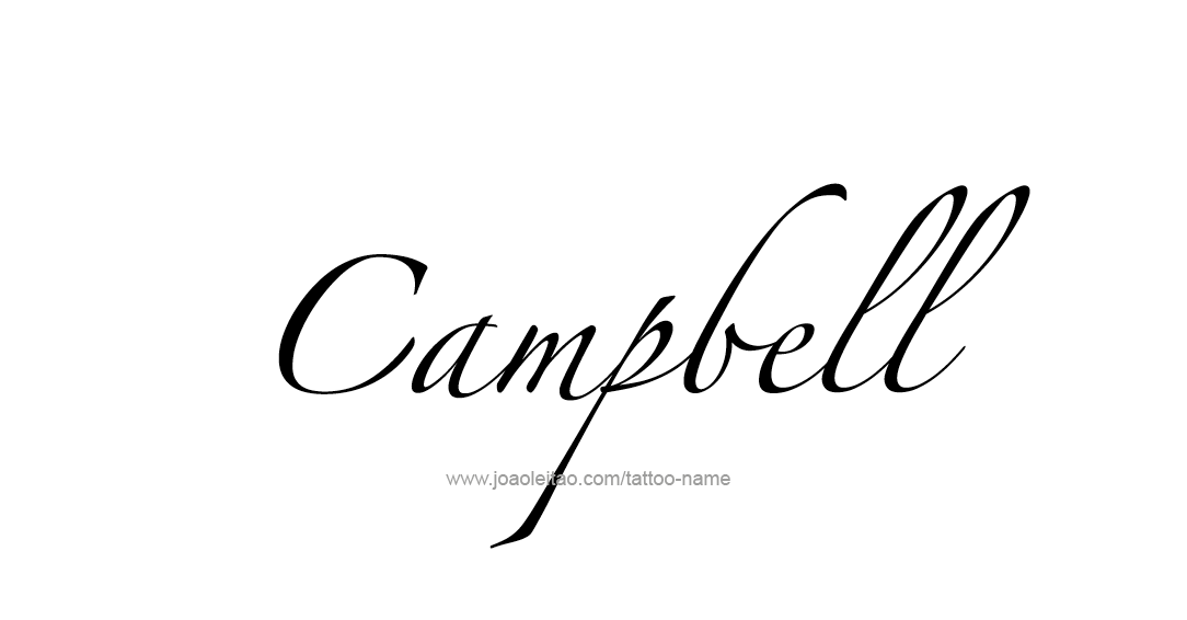 Tattoo Design Name Campbell  