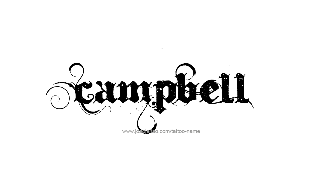 Tattoo Design Name Campbell  