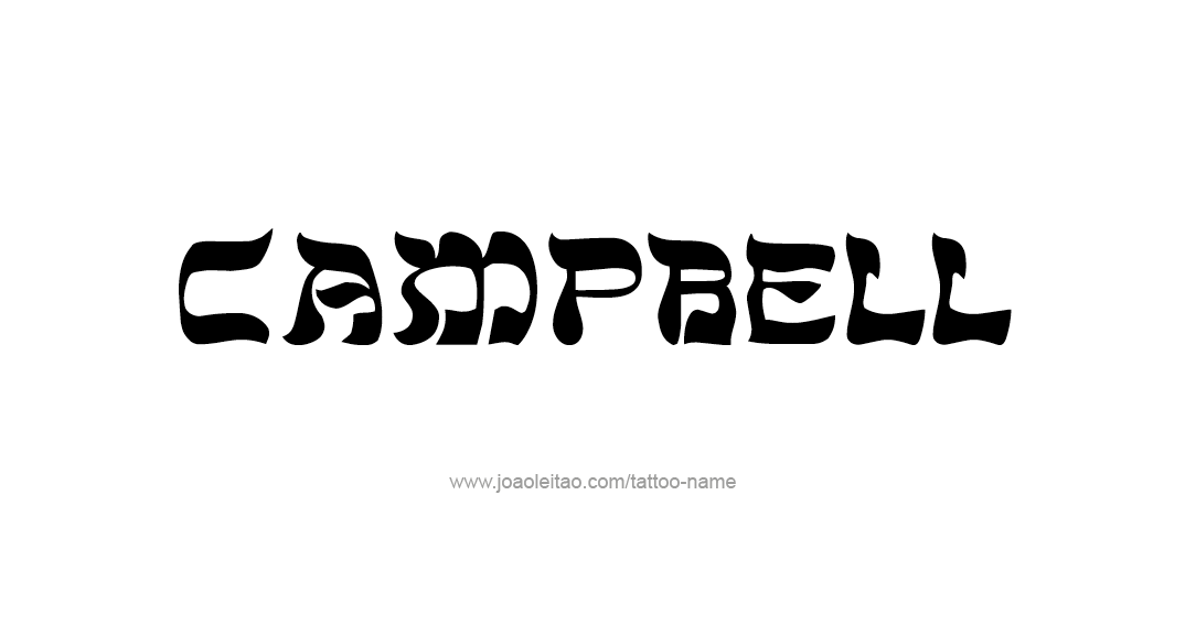 Tattoo Design Name Campbell  