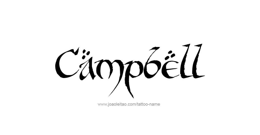 Tattoo Design Name Campbell  