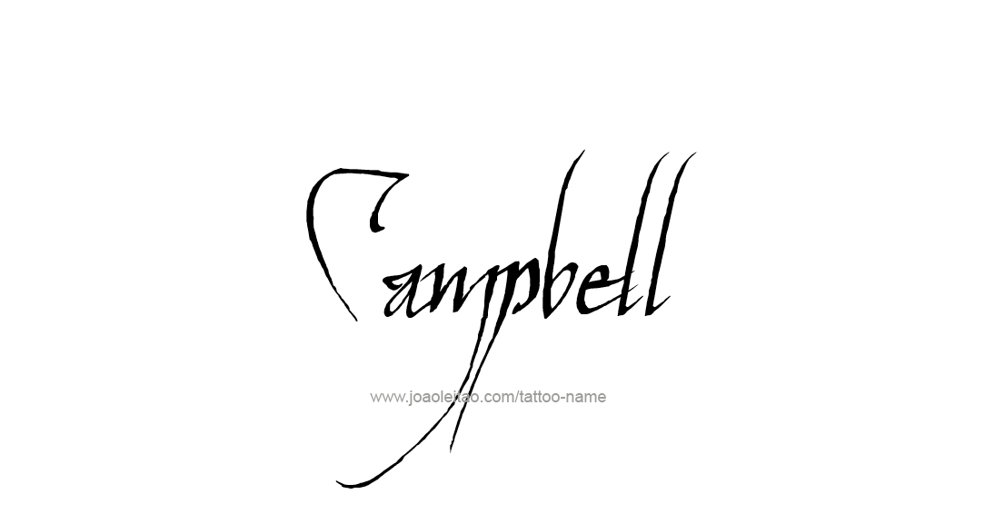 Tattoo Design Name Campbell  