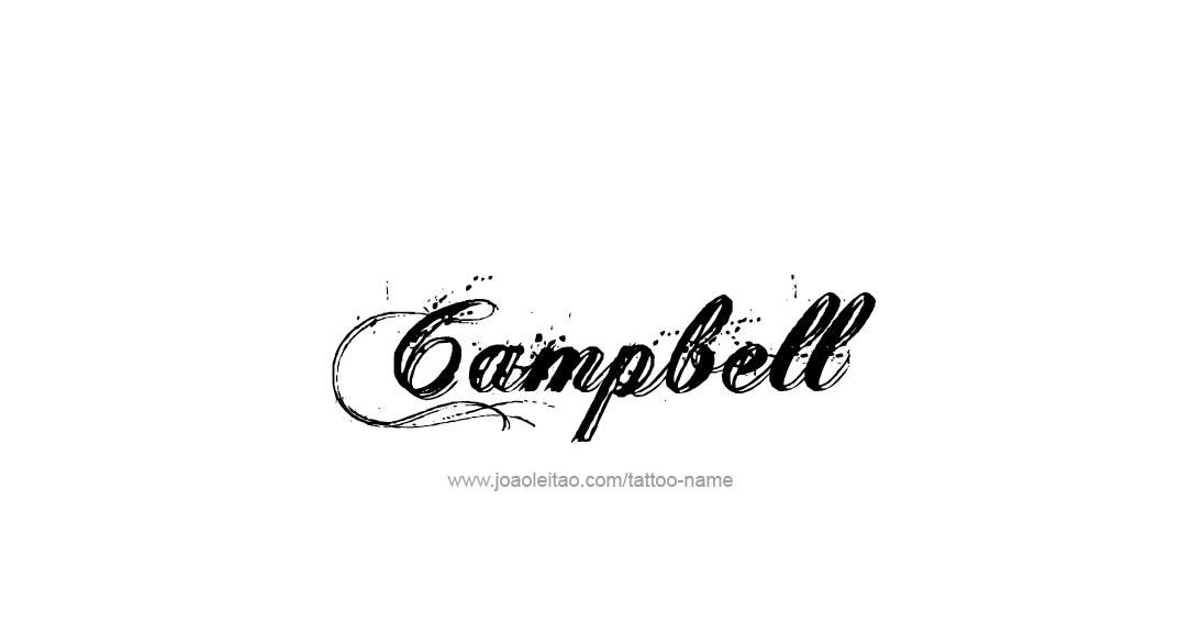 Tattoo Design Name Campbell  