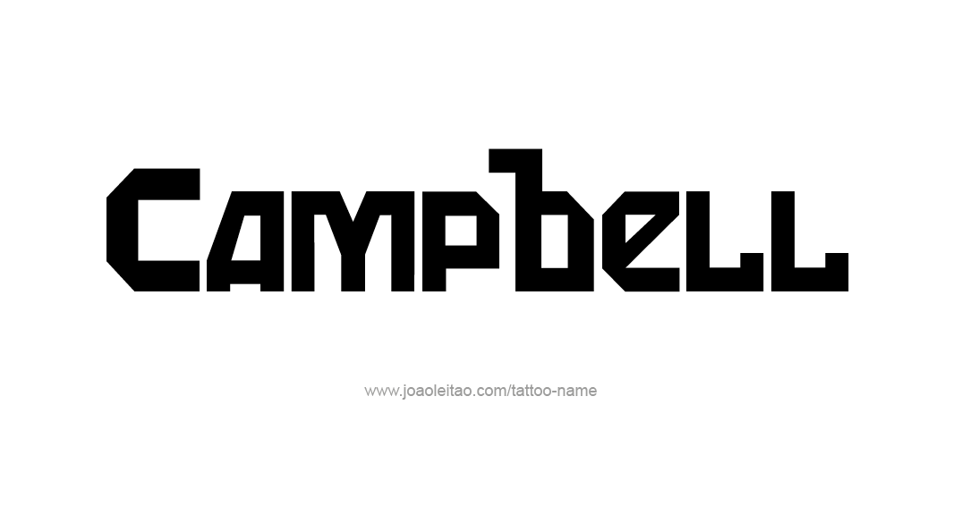 Tattoo Design Name Campbell  