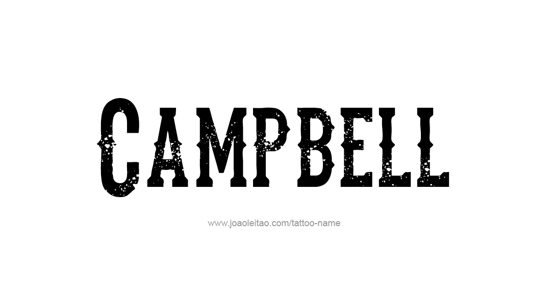 Tattoo Design Name Campbell  