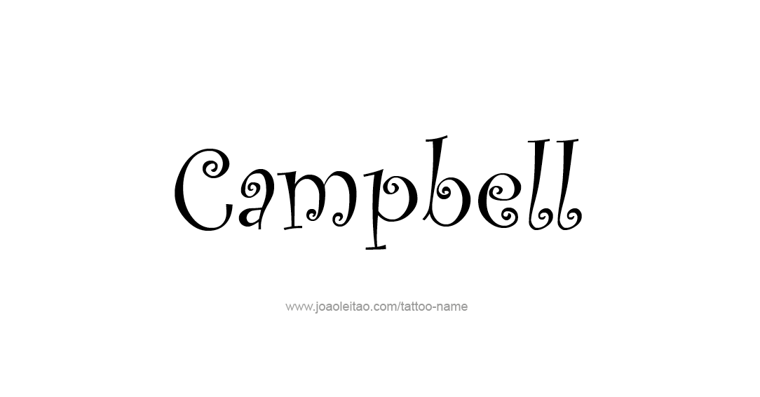 Tattoo Design Name Campbell  