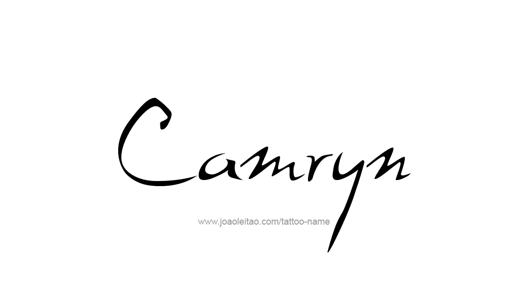 Tattoo Design Name Camryn  