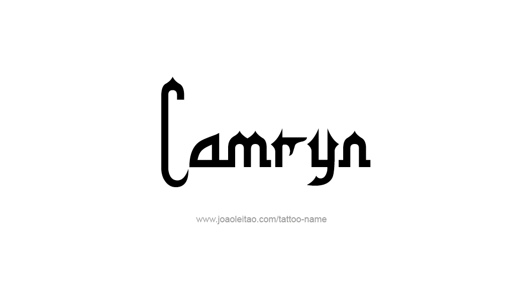 Tattoo Design Name Camryn  